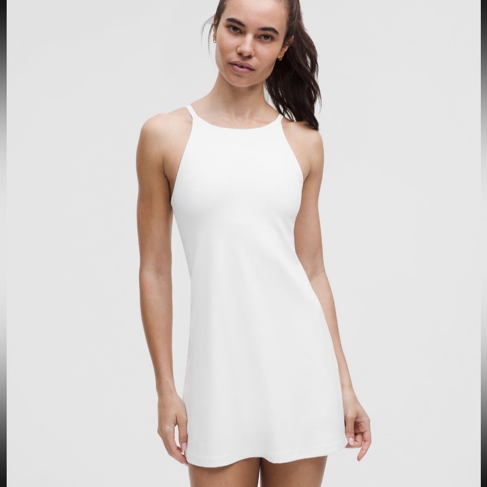 Brand new with tags Lululemon Align High-Neck White Dress A/B Size 12 white